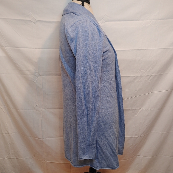 Beryll 100% Cashmere Light Blue Cardigan Sweater Size OS USA Made - Picture 3 of 9
